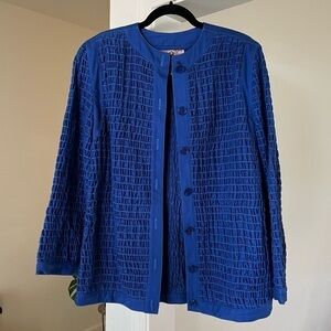 Vintage Gene Ewing Bis Wrinkled Rich Denim Jacket